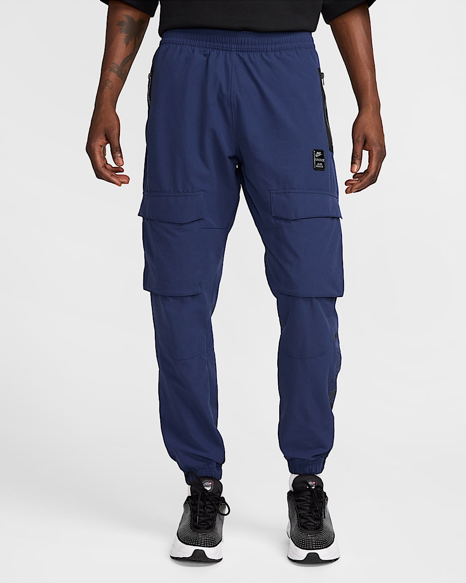 Nike Sportswear Air Max Web-Cargohose für Herren - Midnight Navy/Midnight Navy/Schwarz