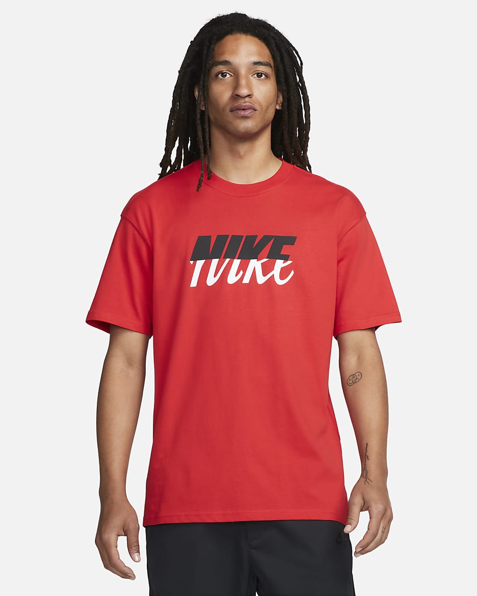 Playera para hombre Nike Sportswear Max90 - Rojo universitario