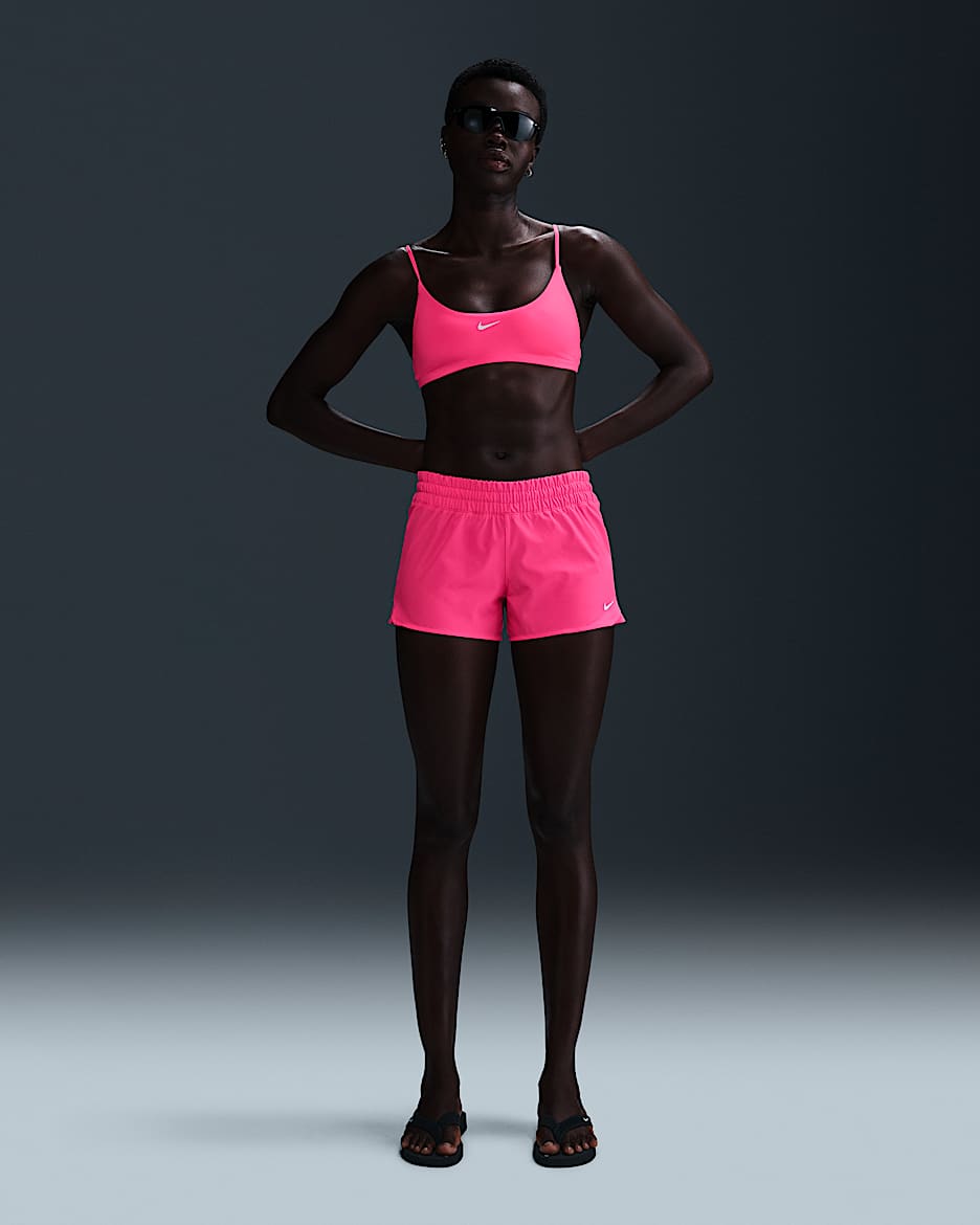 Nike Swim Women's Cover-Up Shorts - Hyper Pink