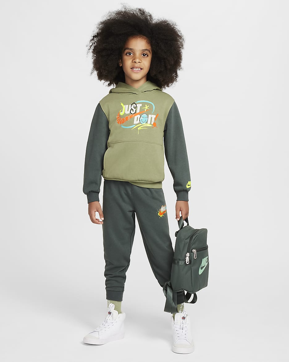 Nike Sportswear "Express Yourself" Little Kids' 2-Piece Pullover Set - Vintage Green