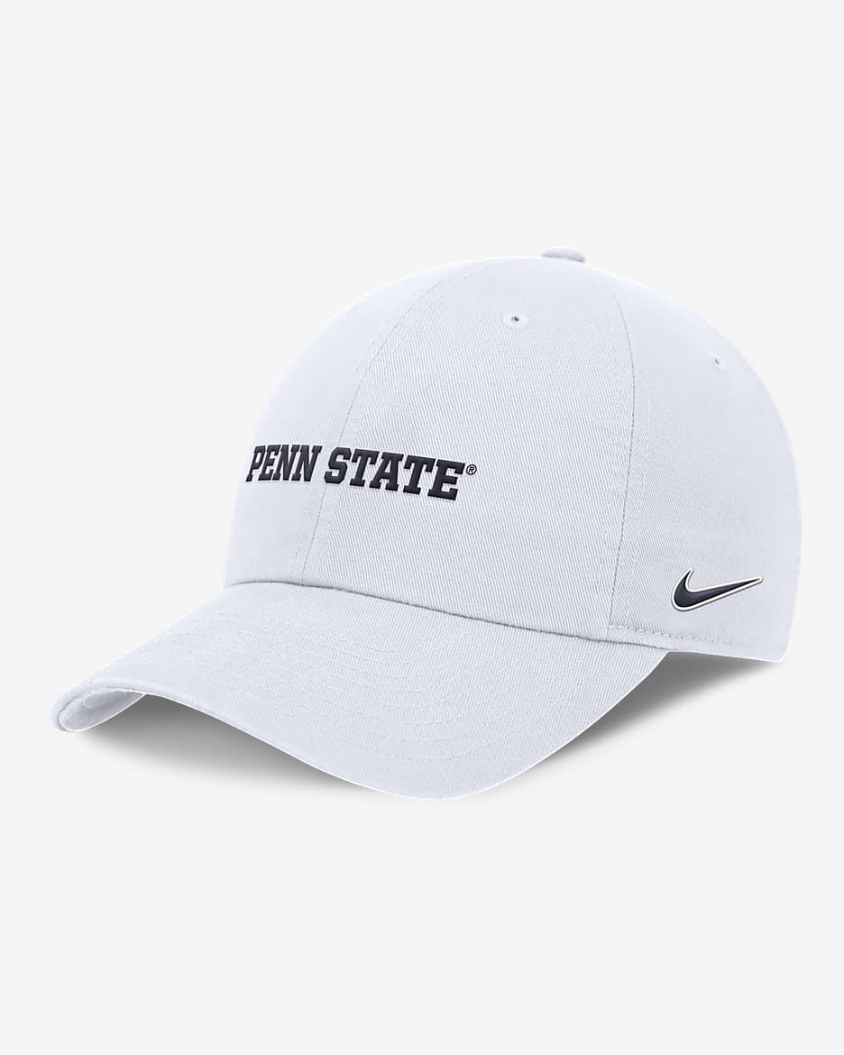 Penn State Nittany Lions On-Field Club Men's Nike Dri-FIT College Adjustable Hat - White