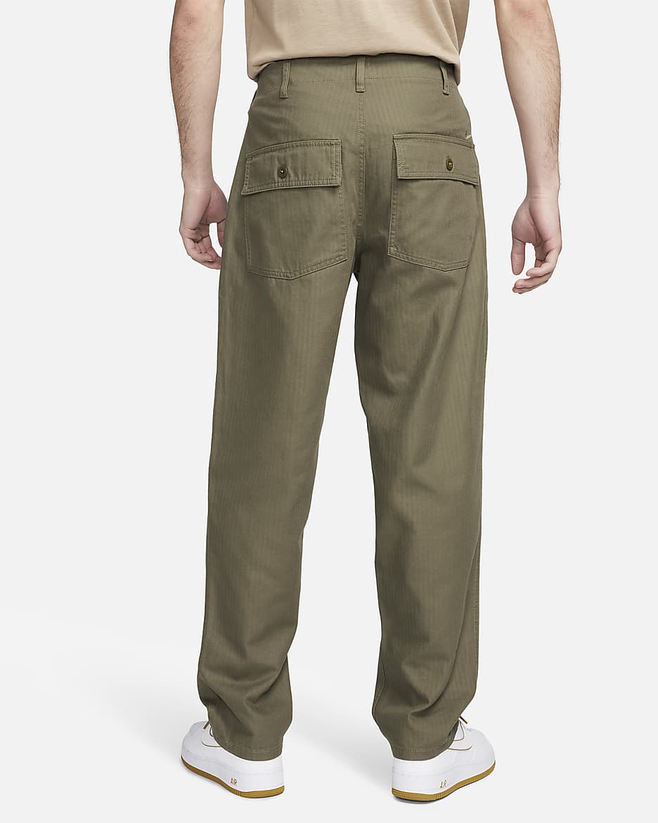 Nike Life Men's Fatigue Trousers - Medium Olive/Medium Olive