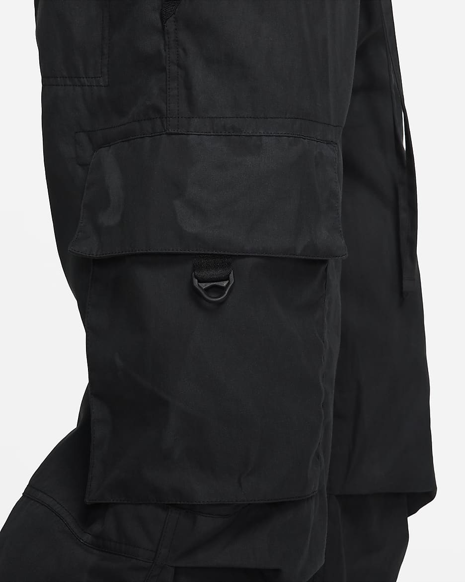 Nike Sportswear Tech Pack Men's Waxed Canvas Cargo Pants - Black/Black/Black