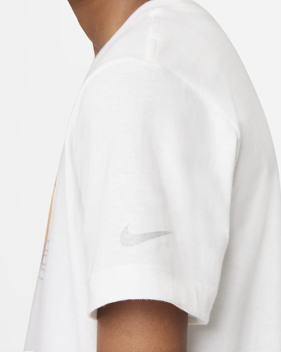 Nike Sportswear Big Kids' (Boys') T-Shirt - White