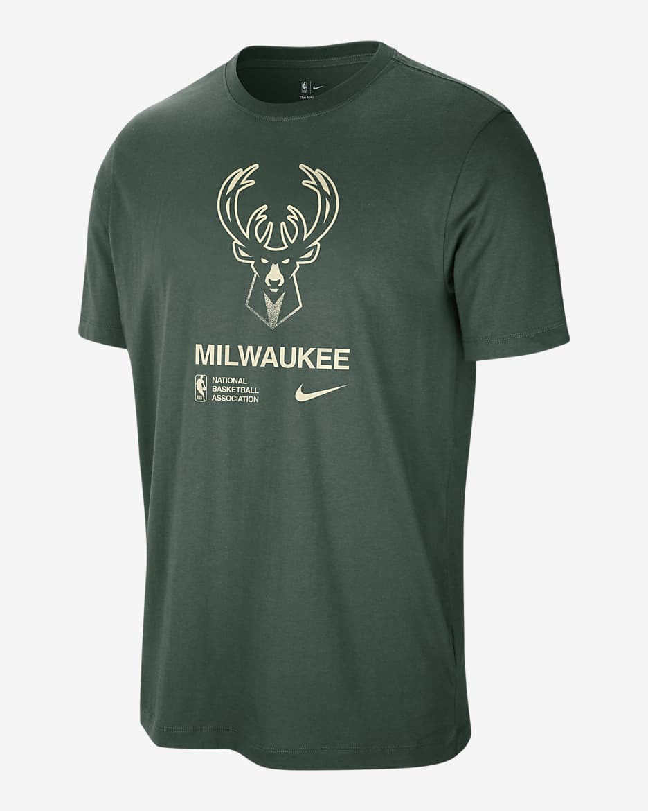 Milwaukee Bucks Courtside Nike NBA T-skjorte til herre - Fir