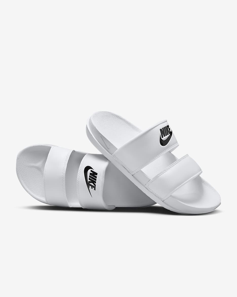 Nike Offcourt Duo Women's Slides - White/White/Black