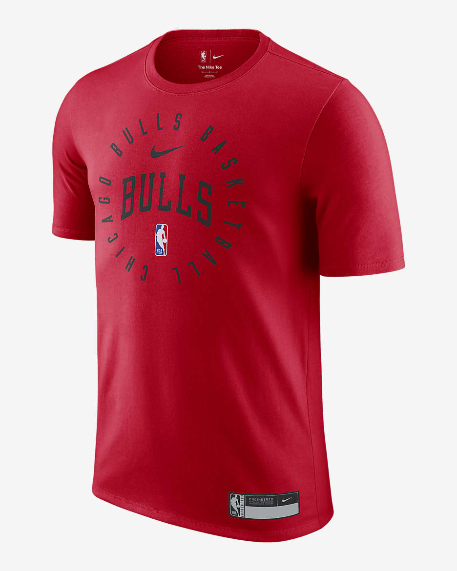 Chicago Bulls Men's Nike Dri-FIT NBA T-Shirt - University Red