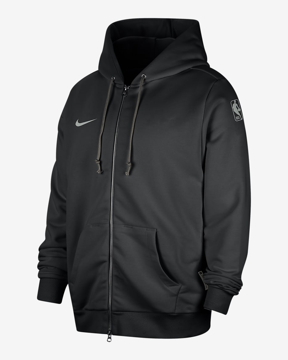 Team 31 Standard Issue Men's Nike Dri-FIT NBA Full-Zip Hoodie - Black/Pale Ivory/Light Pumice