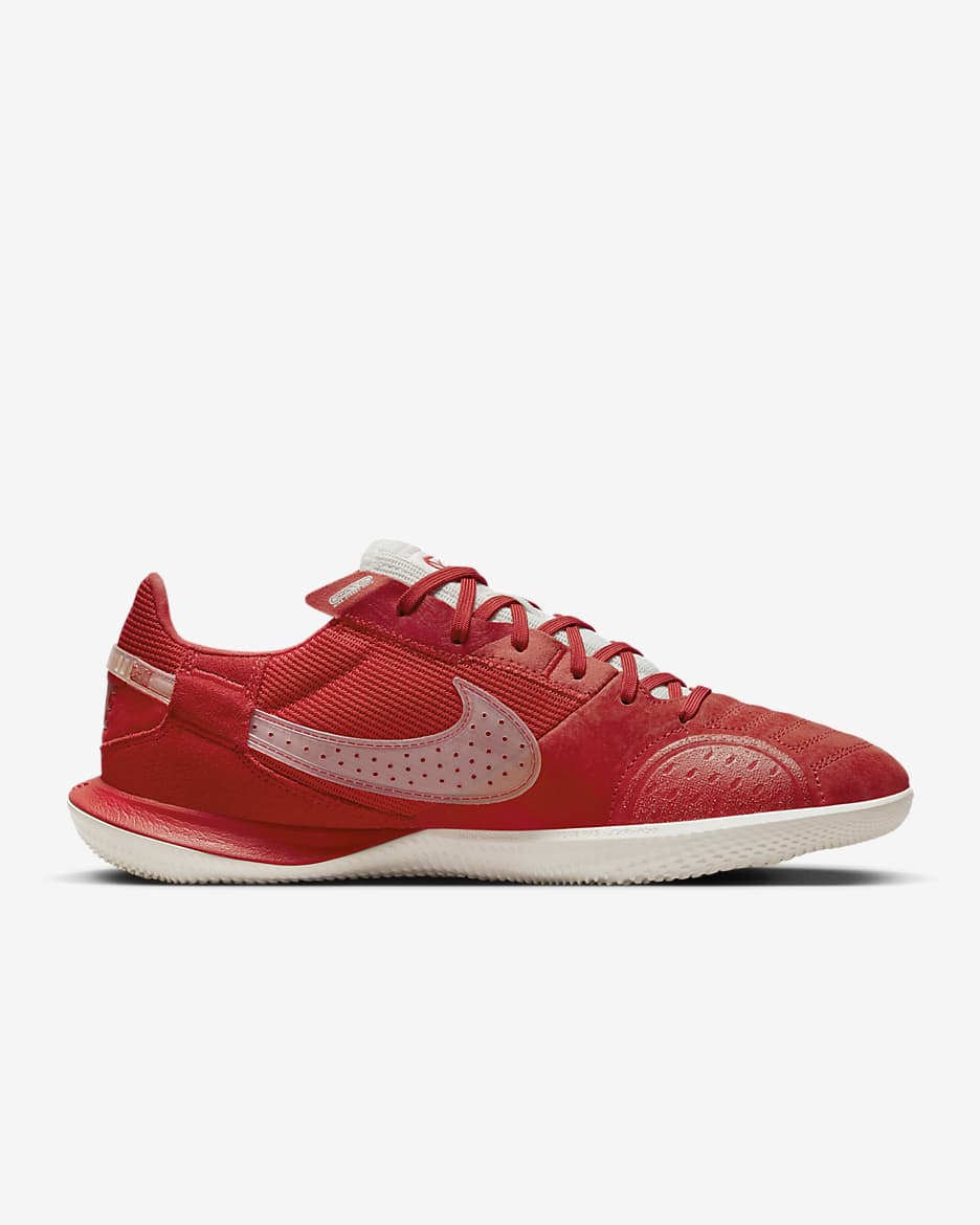 Nike Streetgato Low-Top Football Shoes - University Red/Sail/White