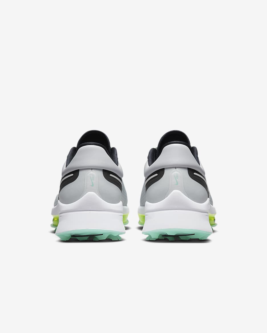 Nike Air Zoom Infinity Tour NEXT% 男款高爾夫鞋 (寬) - Photon Dust/Volt/Emerald Rise/黑色