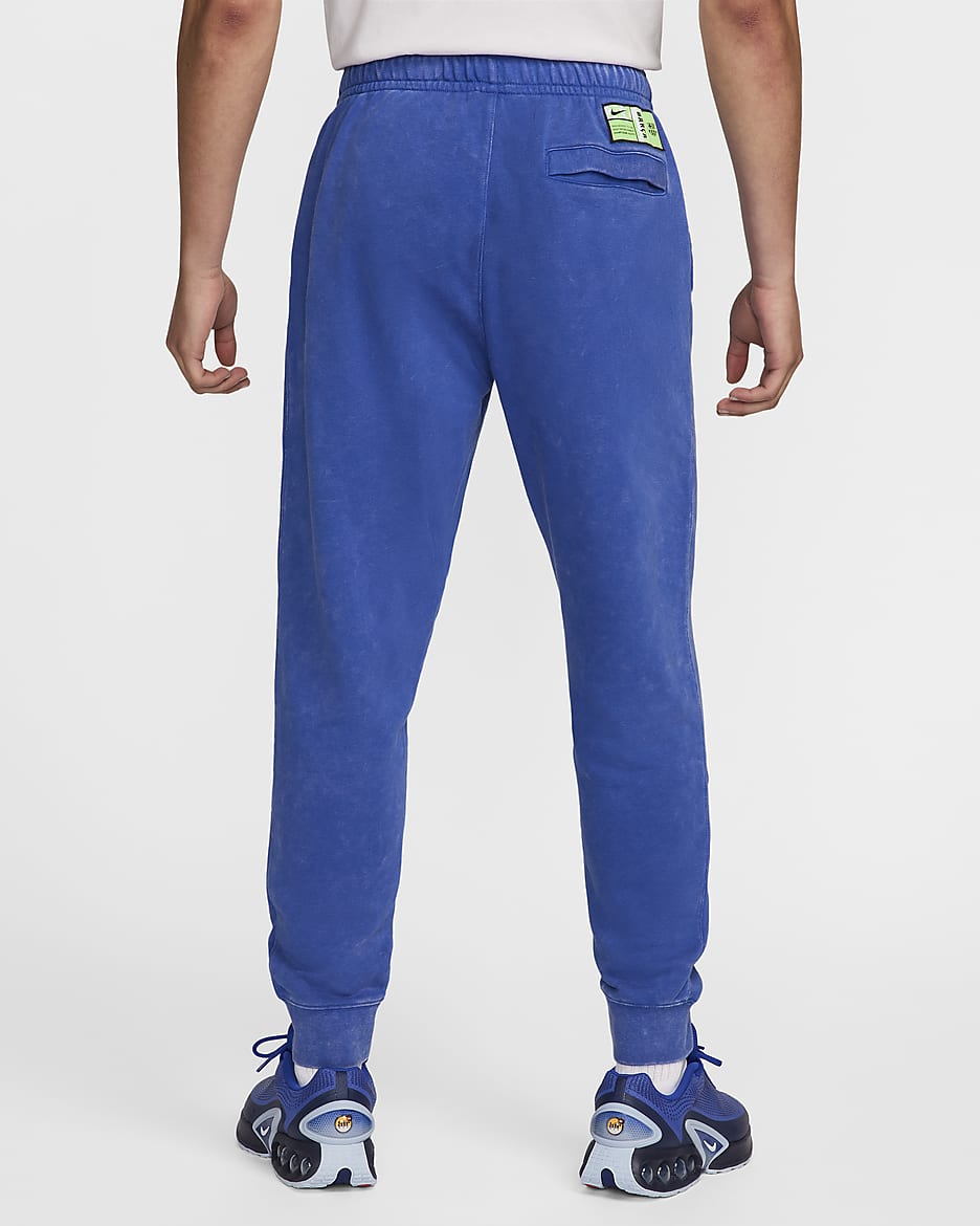 F.C. Barcelona Club Third Men's Nike Football French Terry Joggers - Hyper Royal/Lime Blast