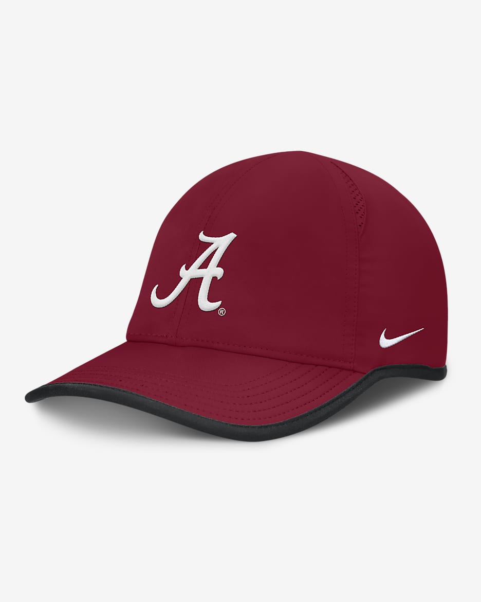Alabama Crimson Tide On-Field Featherlight Men's Nike Dri-FIT College Adjustable Hat - Team Crimson