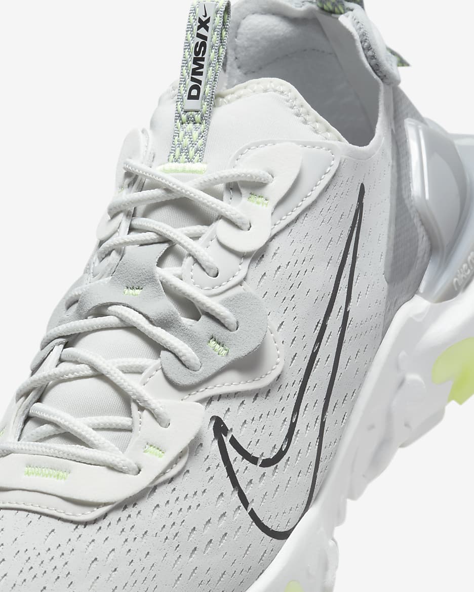 Chaussure Nike React Vision pour homme - Photon Dust/Barely Volt/Summit White/Noir