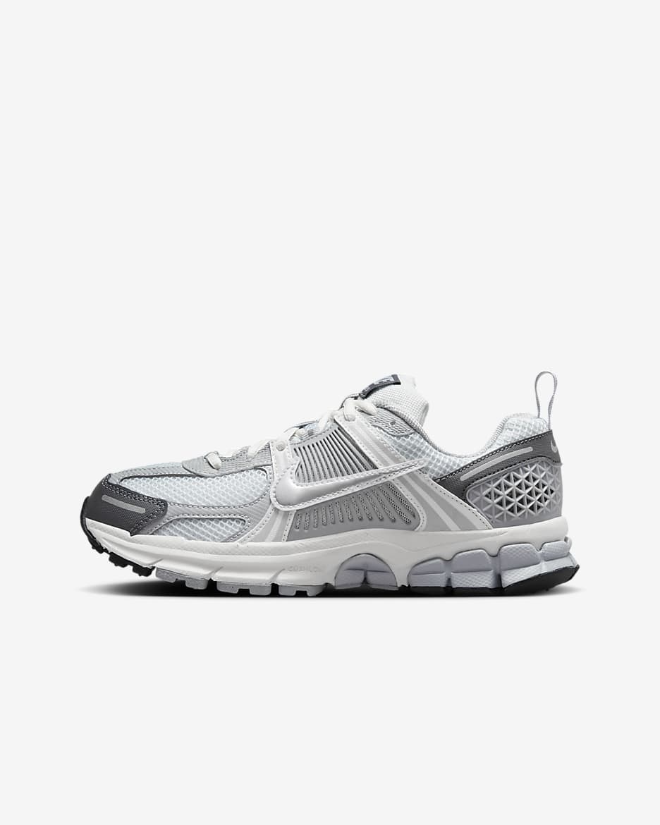 Nike Vomero 5 Schuh (ältere Kinder) - Pure Platinum/Summit White/Dark Grey/Metallic Silver