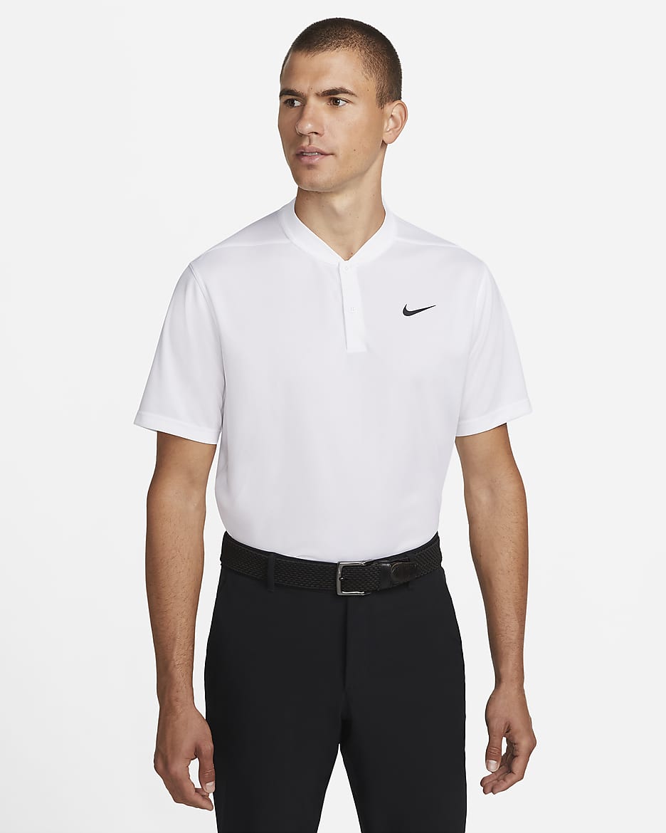 Nike Dri-FIT Victory Men's Golf Polo - White/Black