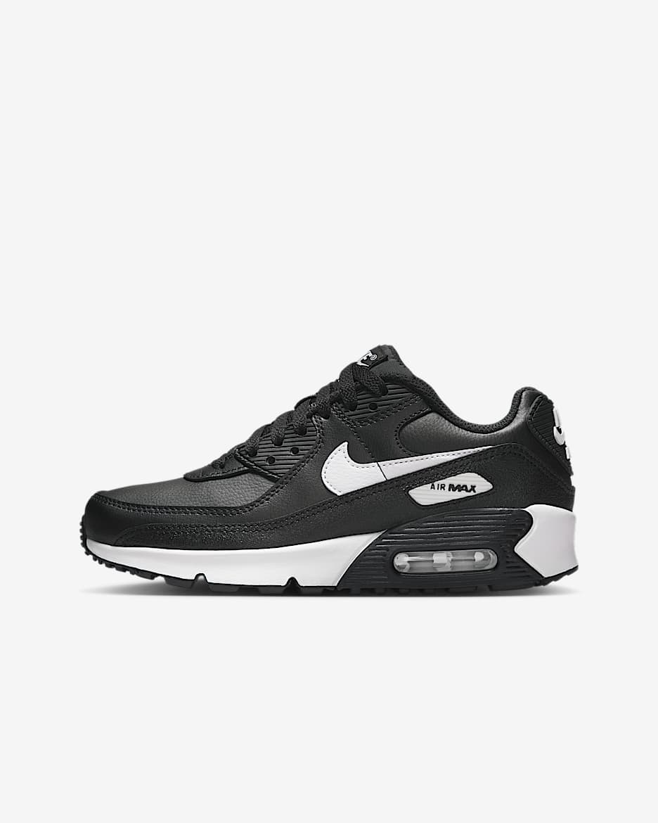 Nike Air Max 90 LTR Older Kids' Shoes - Black/Black/White