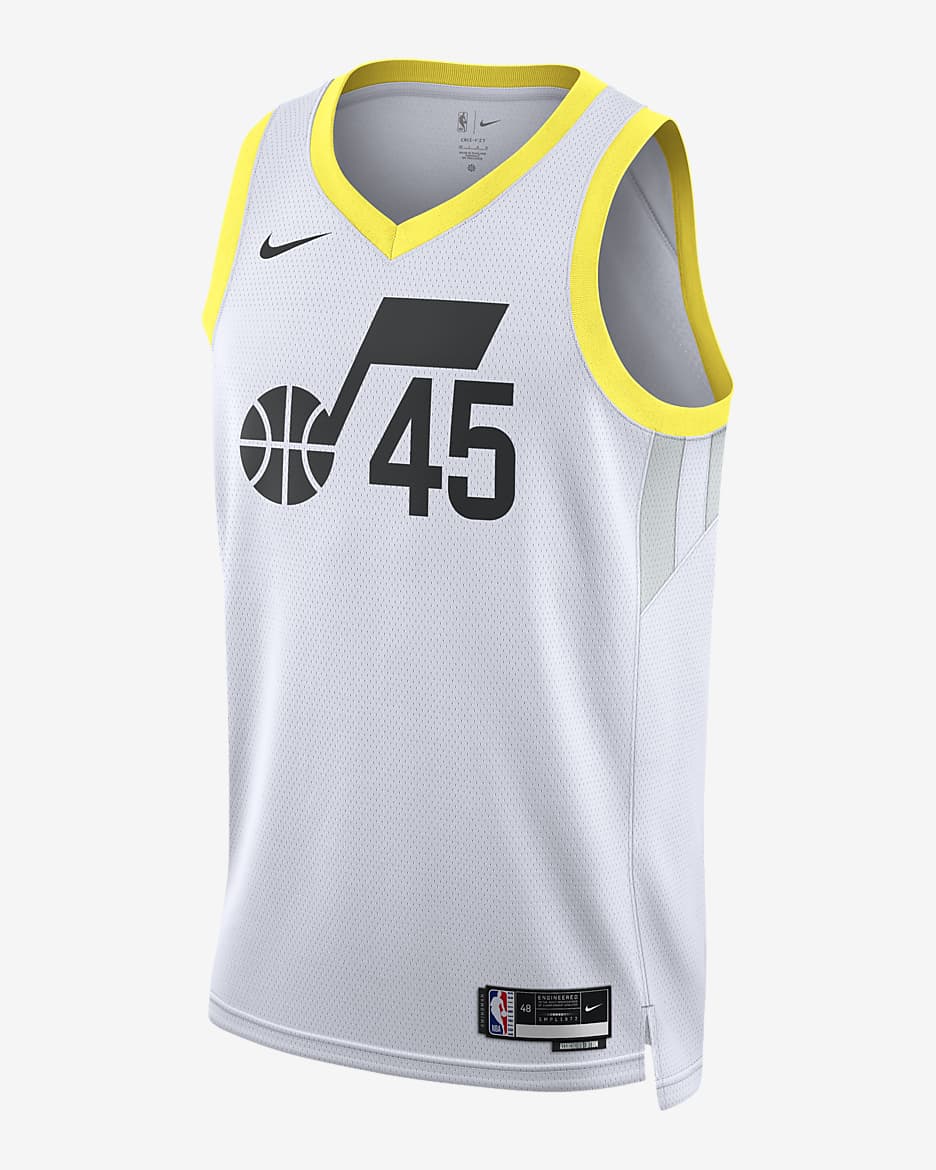 Jersey Nike Dri-FIT de la NBA Swingman para hombre Utah Jazz Association Edition 2022/23 - Blanco