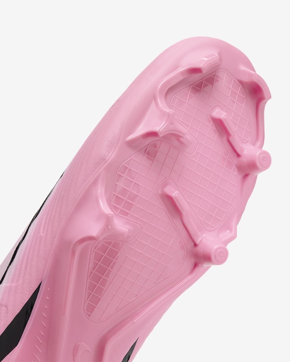 Nike Mercurial Vapor 15 Academy low top voetbalschoenen (meerdere ondergronden) - Pink Foam/Zwart