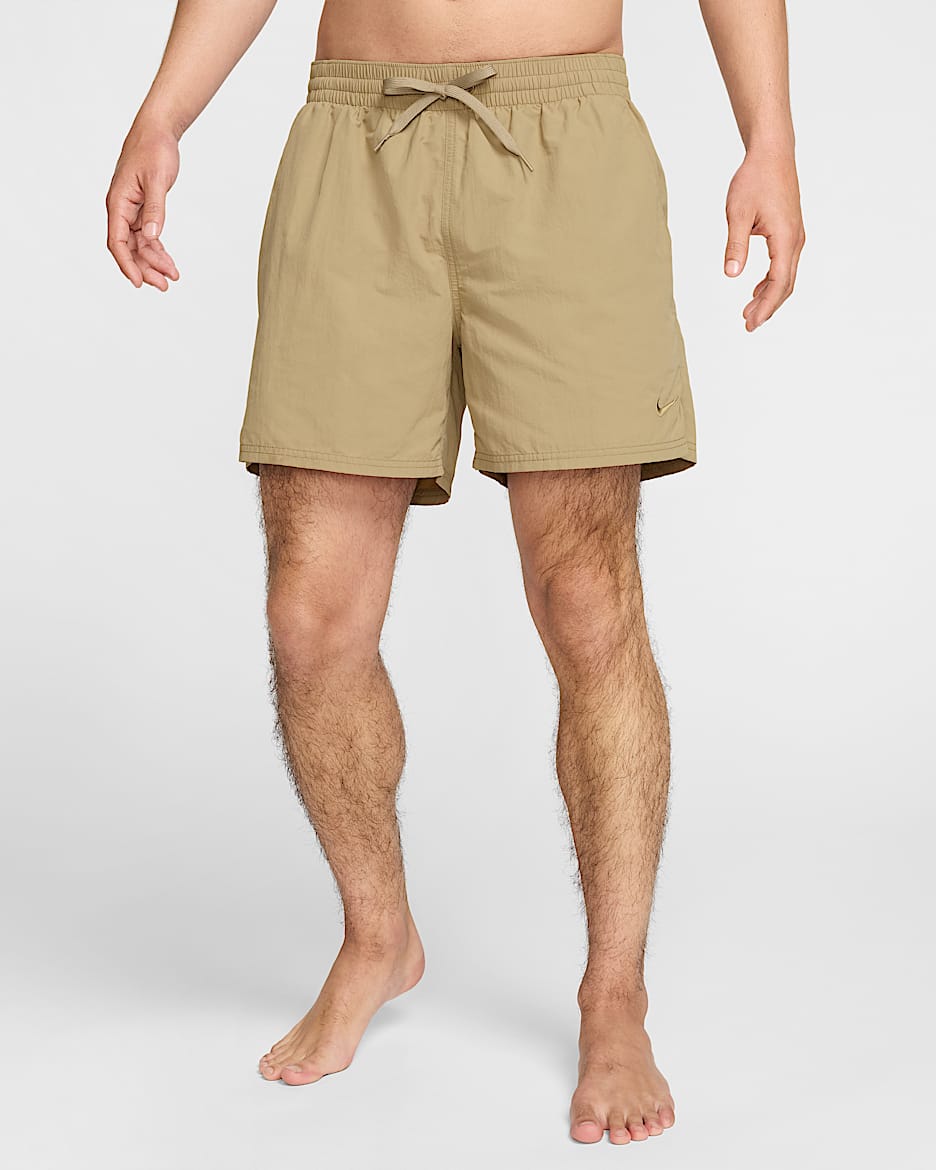 Shorts de vóleibol con forro de ropa interior de 13 cm para hombre Nike Swim Breaker Icon - Beige paracaídas/Beige paracaídas