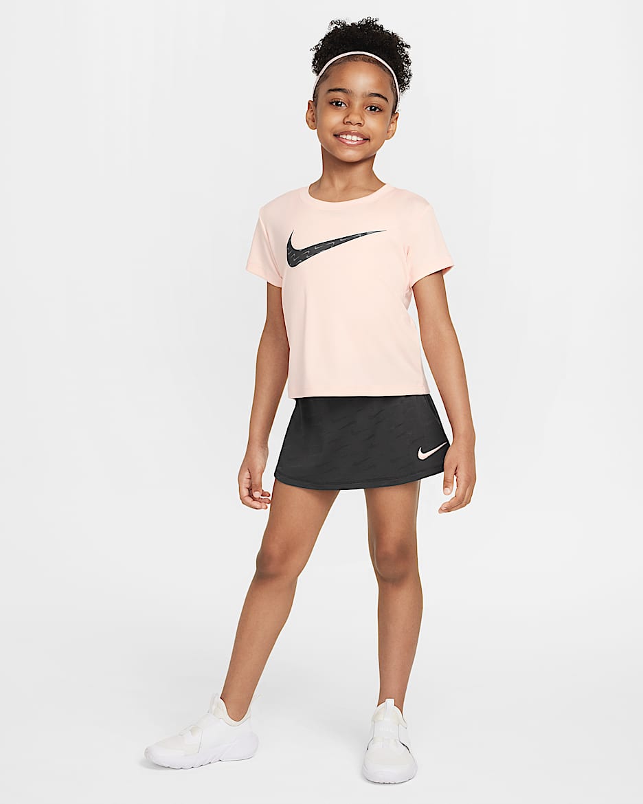 Nike Dri-FIT Toddler Swoosh Motion Mesh Scooter 2-Piece Set - Dark Smoke Grey