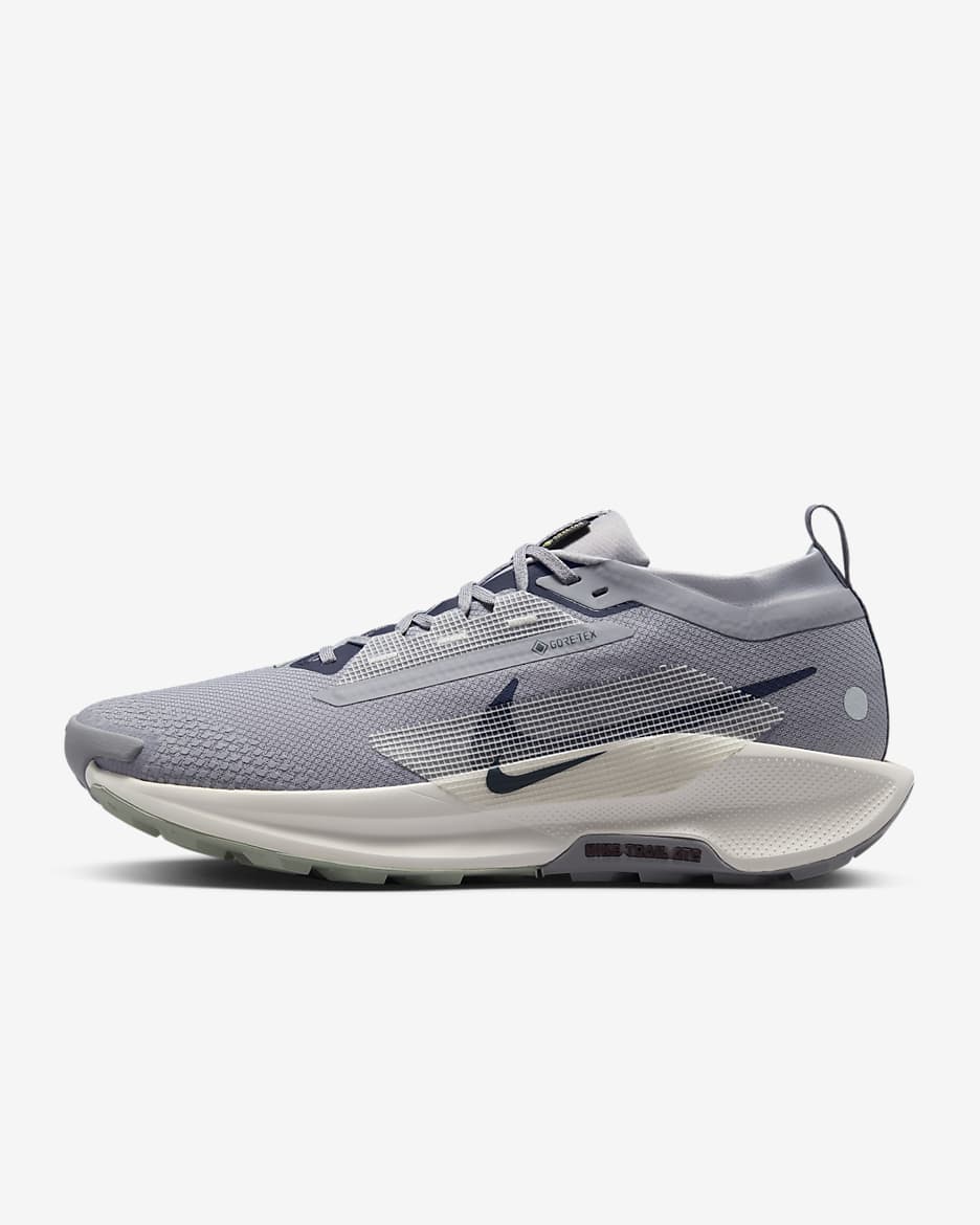 Nike Pegasus Trail 5 GORE-TEX Men's Waterproof Trail-Running Shoes - Cement Grey/Jade Horizon/Burgundy Crush/Midnight Navy