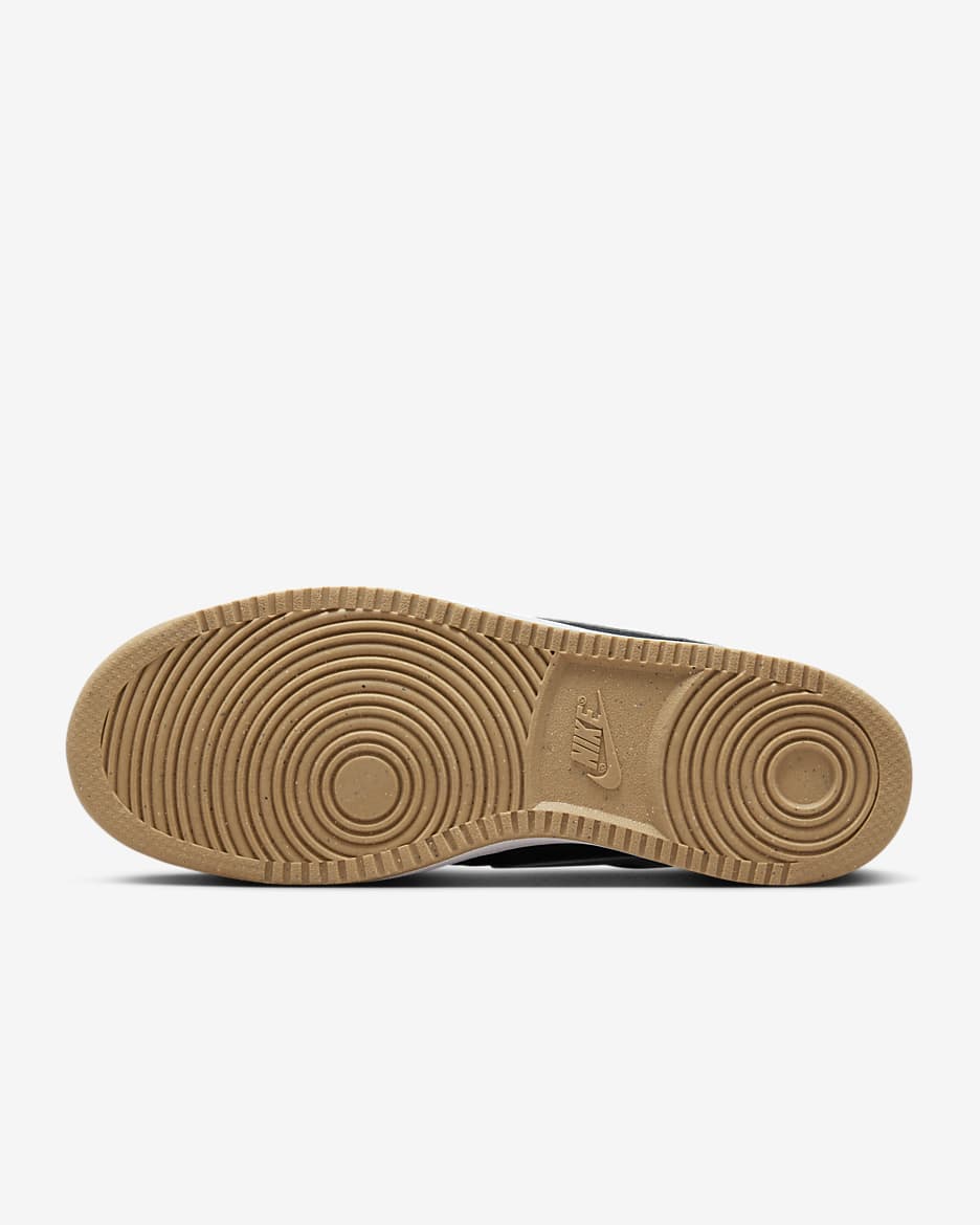 Nike Court Vision Low Men's Shoes - Obsidian/Gum Light Brown/Summit White