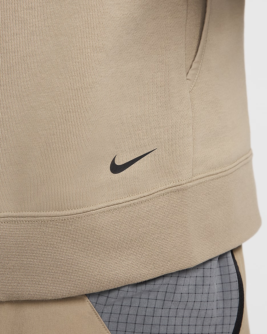 Sudadera con gorro de correr Dri-FIT para hombre Nike Trail Magic Hour - Caqui/Caqui/Negro