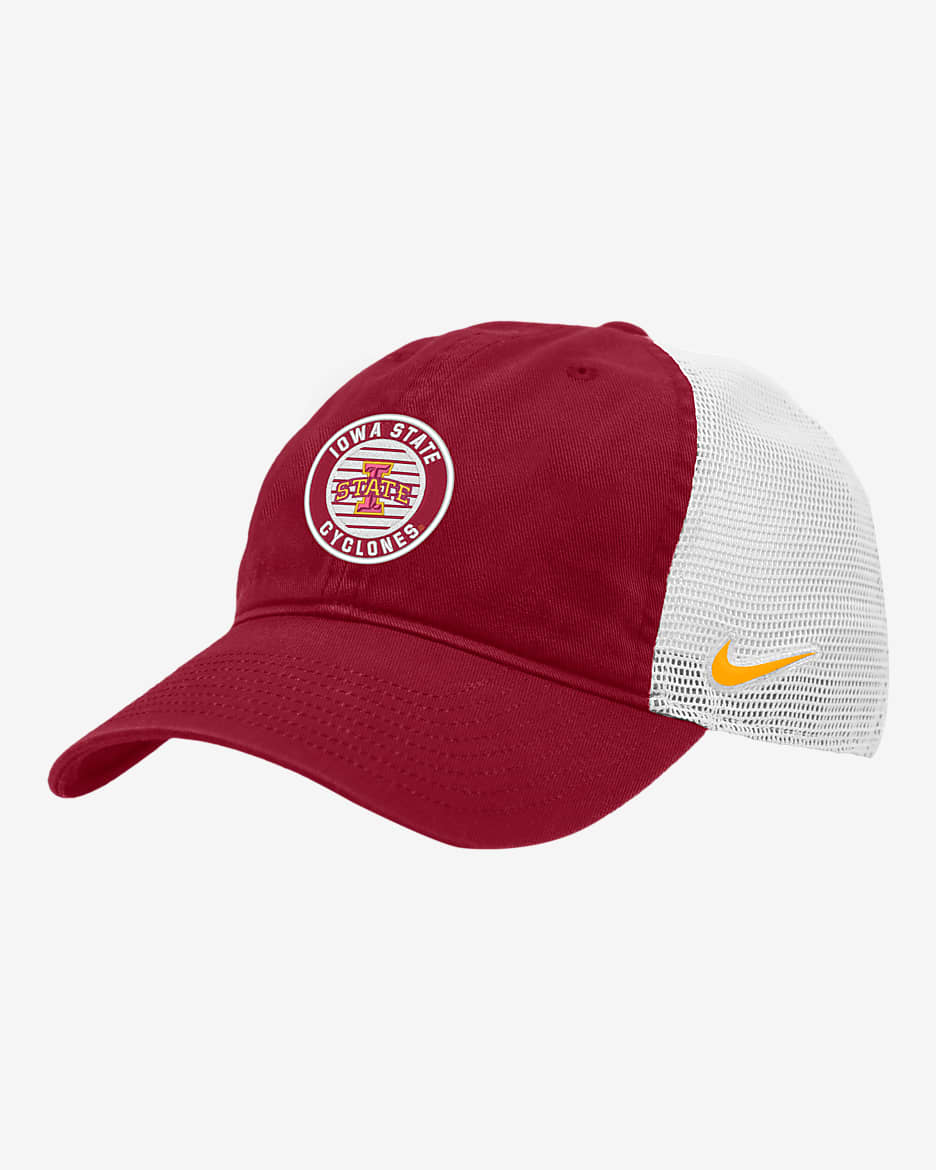 Iowa State Heritage86 Nike College Trucker Hat - Crimson