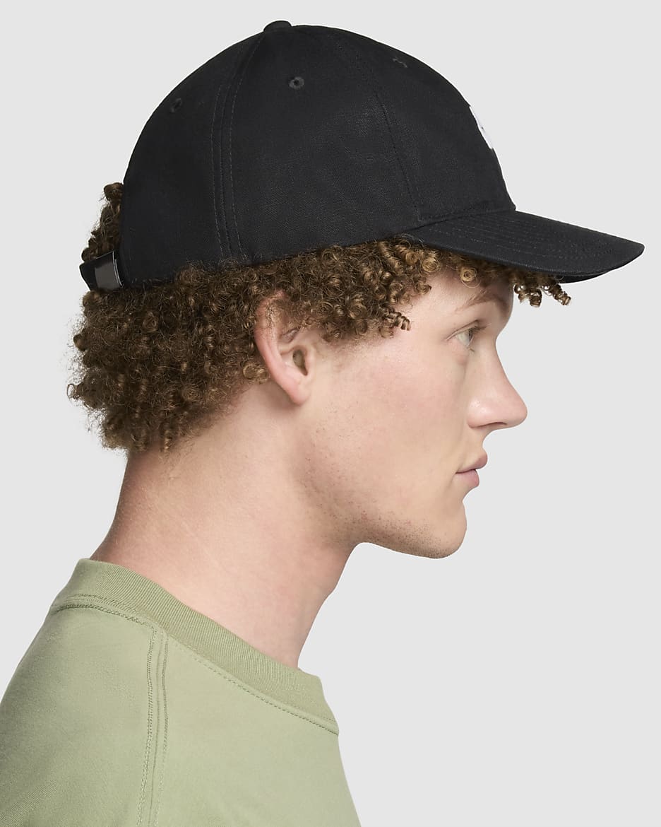 Nike SB Club Unstructured Skate Cap - Black/White