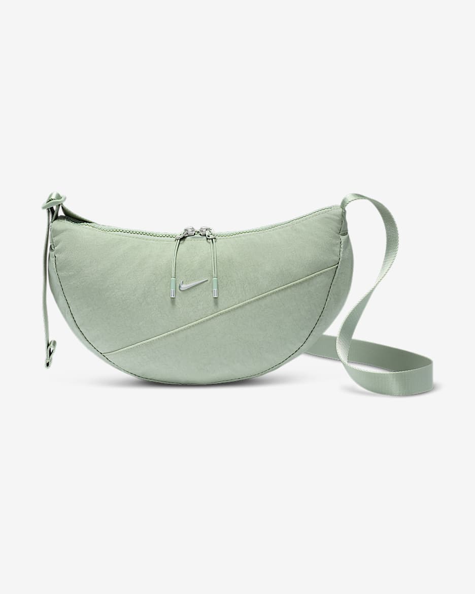 Bolsa bandolera Crescent (4 L) Nike Aura - Horizonte jade/Horizonte jade/Plata mate