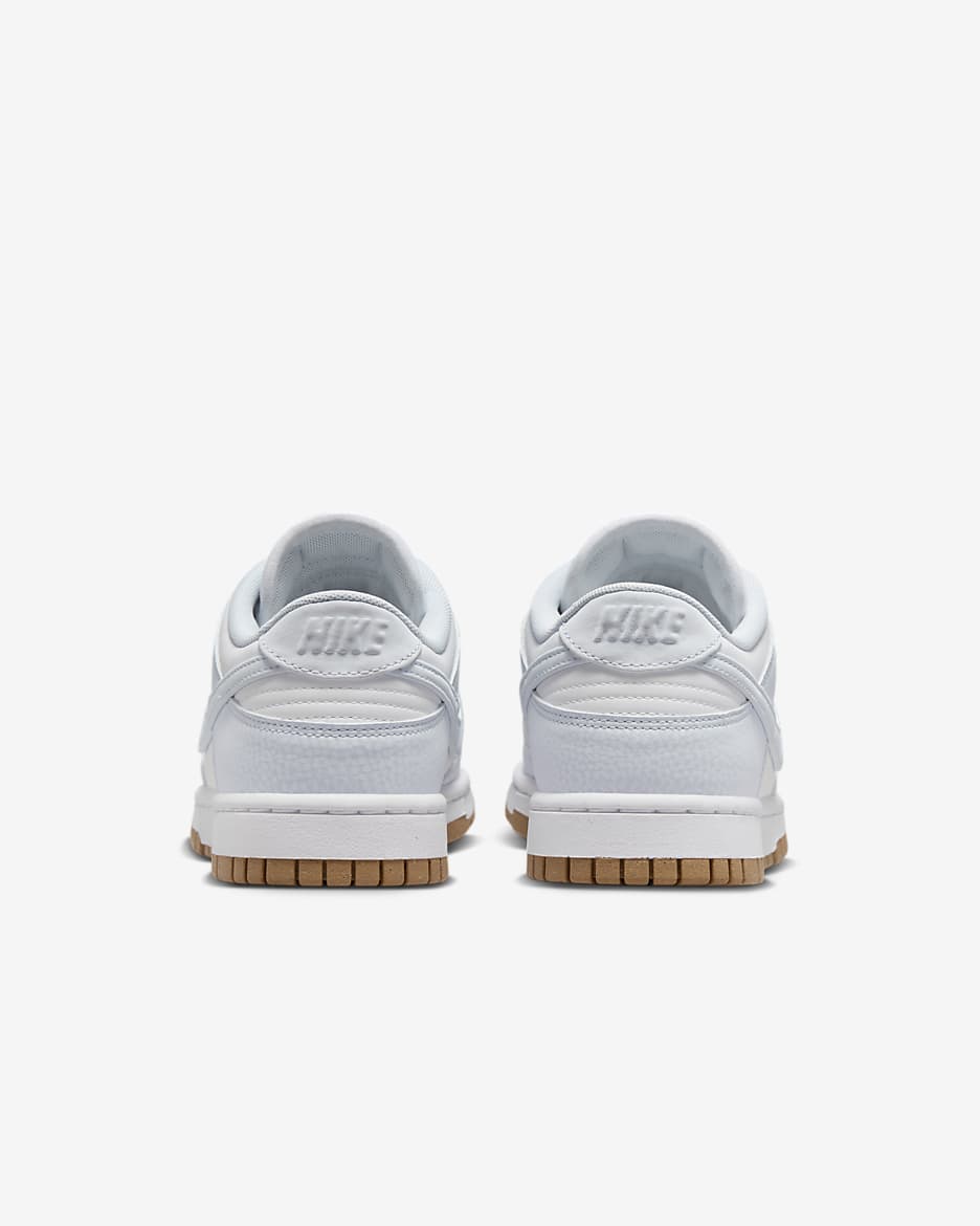 Tenis para mujer Nike Dunk Low Premium Next Nature - Blanco/Marrón claro goma/Gris fútbol