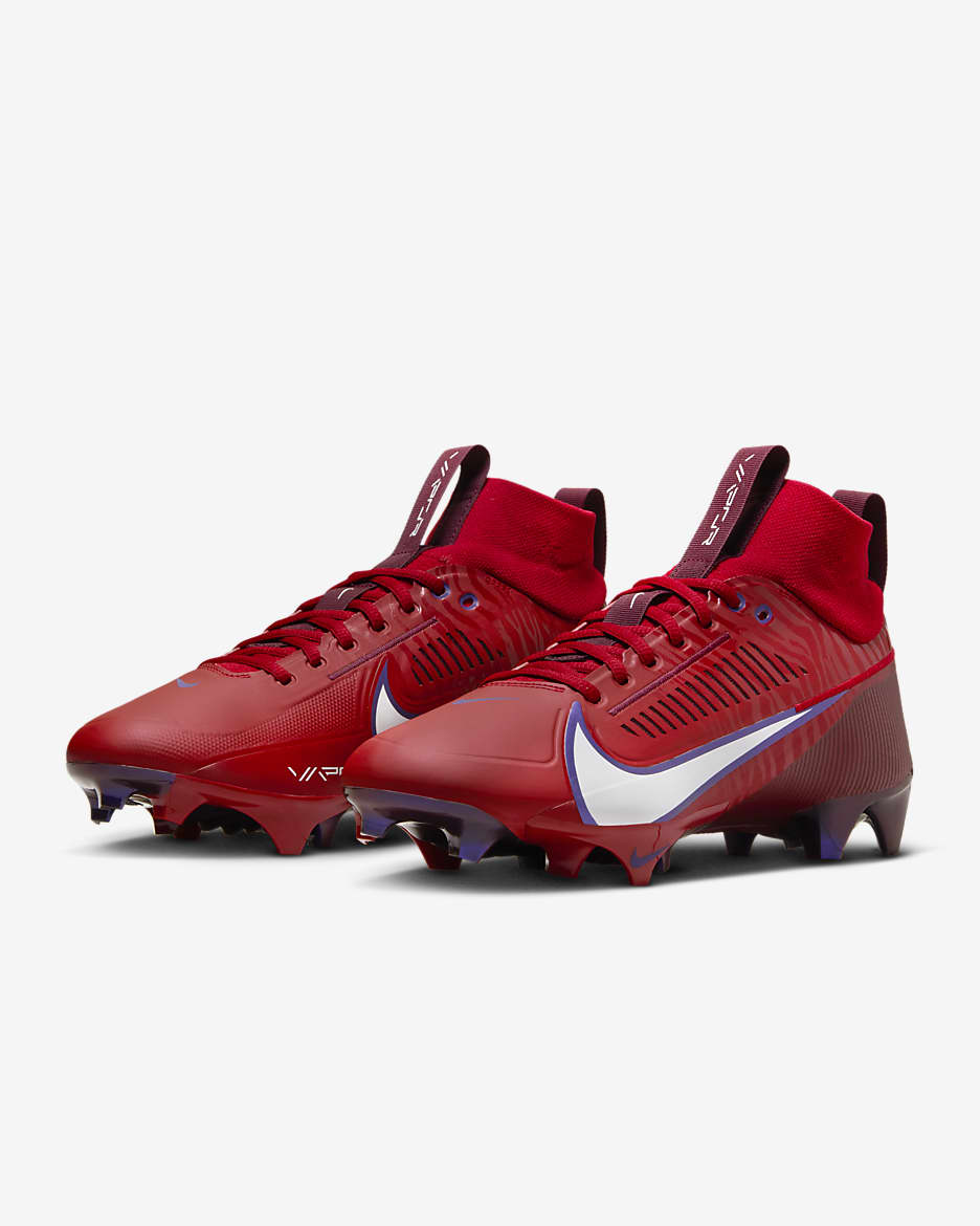 Nike Vapor Edge Pro 360 2 "Ja'Marr Chase" Men's Football Cleats - Gym Red/Court Purple/Deep Maroon/White