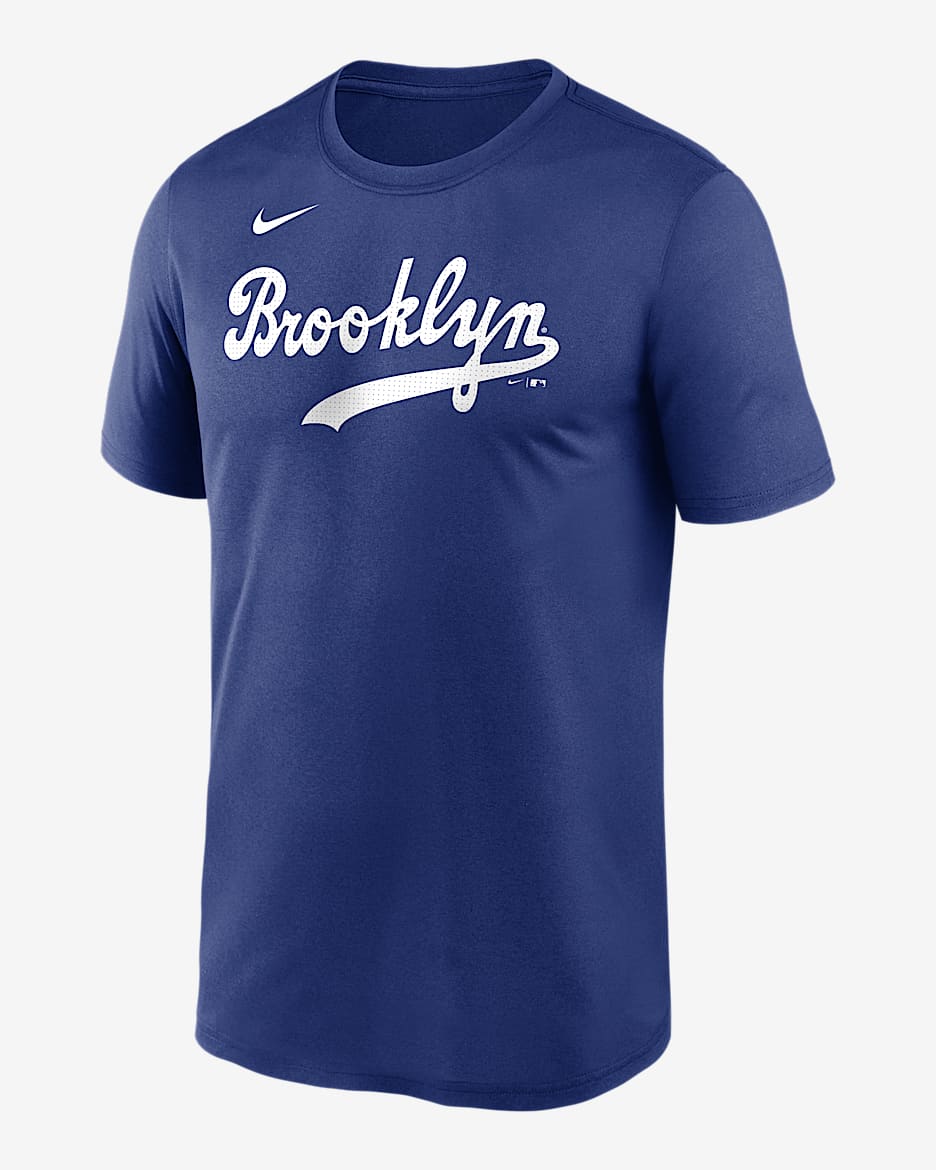 Playera Nike Dri-FIT de la MLB para hombre Jackie Robinson Brooklyn Dodgers Legend Home - Royal