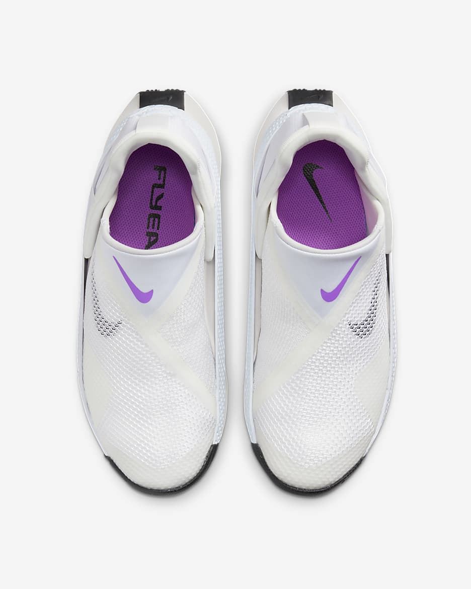 Nike Go FlyEase Easy On/Off Shoes - White/Sail/Phantom/Black