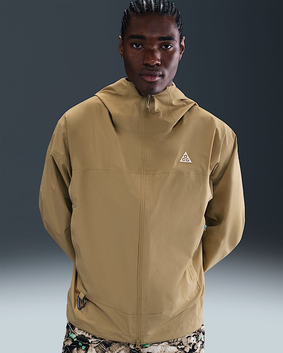 Nike ACG 'Morpho' Men's Storm-FIT ADV Rain Jacket - Parachute Beige/Parachute Beige/Summit White