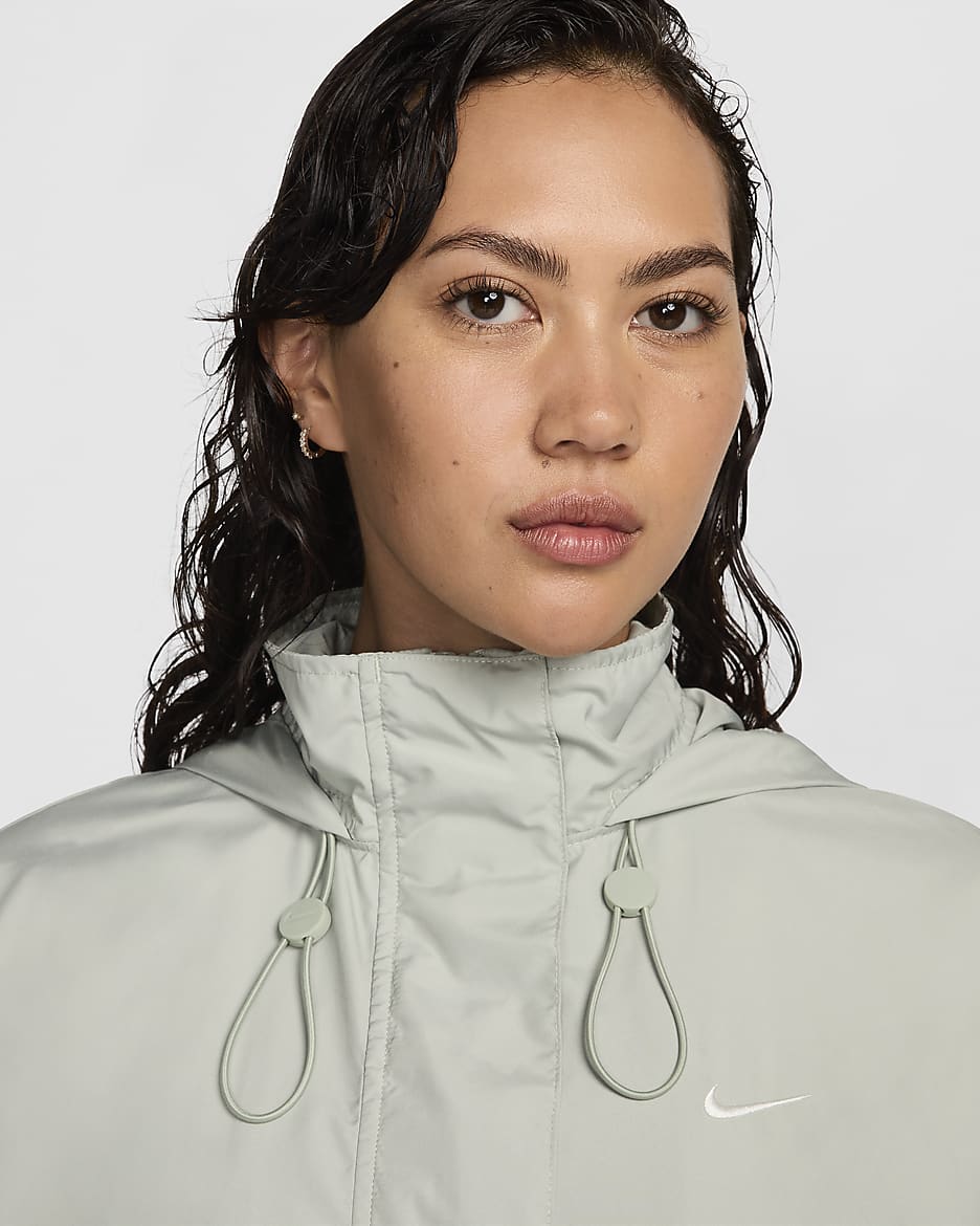 Nike Sportswear Essential Kadın Trençkotu - Jade Horizon/Sail