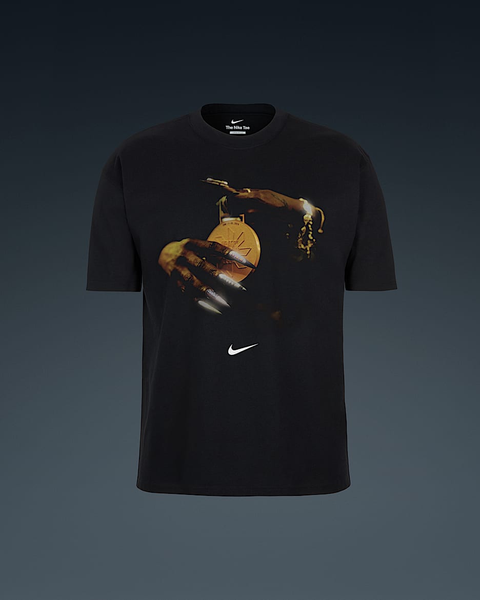 Playera de correr Nike para adulto Sha'Carri Richardson "So Win" - Negro