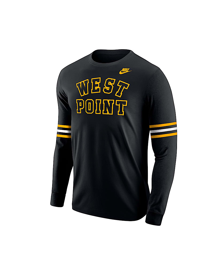 Army Men's Nike College Long-Sleeve T-Shirt - Black