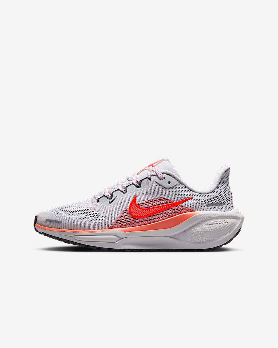 Scarpa da running su strada Nike Pegasus 41 – Ragazzo/a - Bianco/Magic Ember/Nero/Bright Crimson