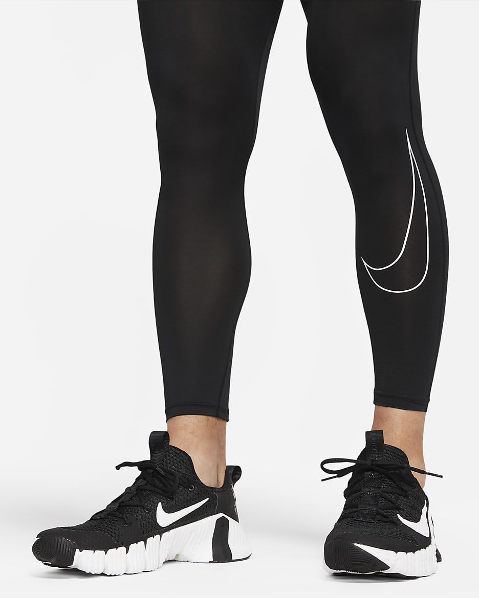 Nike Pro Dri-FIT Men's Tights - Black/White