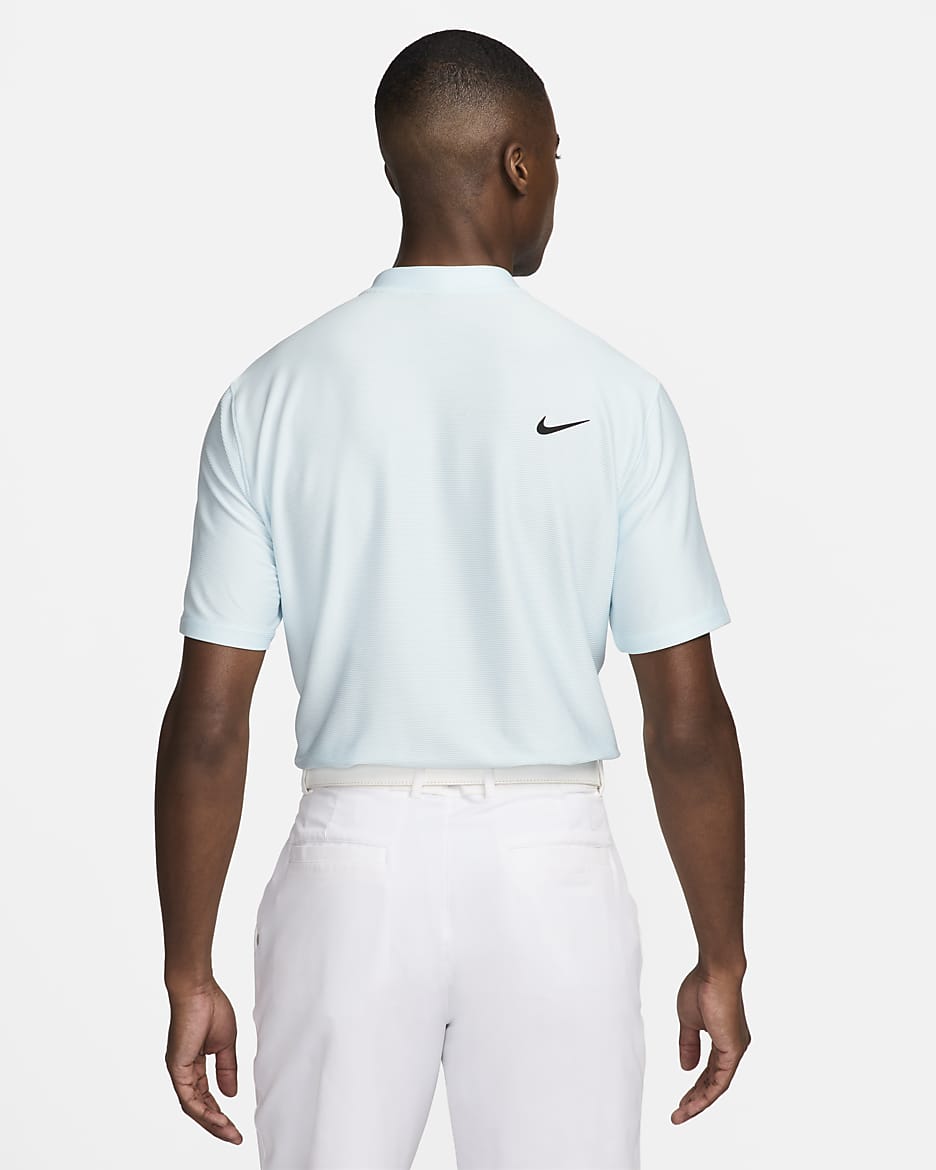 Polo de golf Dri-FIT para hombre Nike Tour - Azul glacial/Negro