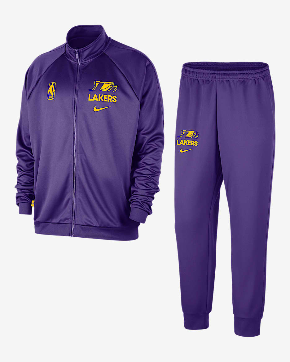 Los Angeles Lakers Club Courtside Nike NBA-trainingspak voor heren - Field Purple/Amarillo