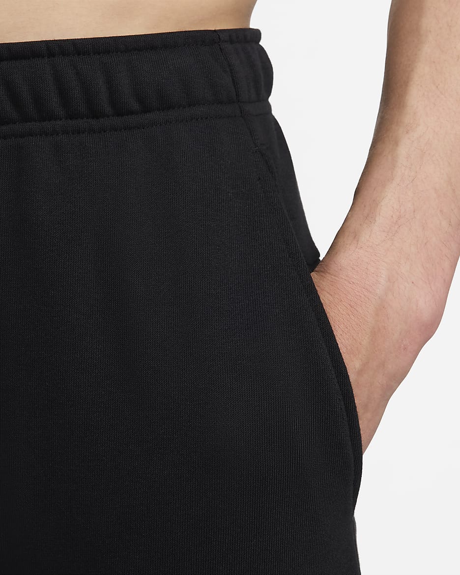 Nike Dri-FIT Men's Tapered Training Trousers - Black/White