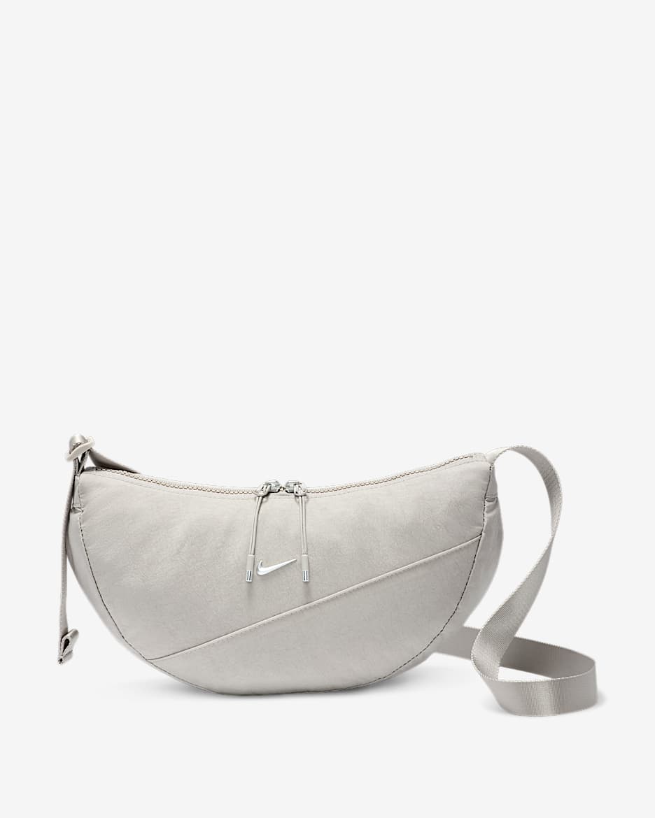 Borsa a tracolla Crescent Nike Aura (4 l) - College Grey/College Grey/Matte Silver