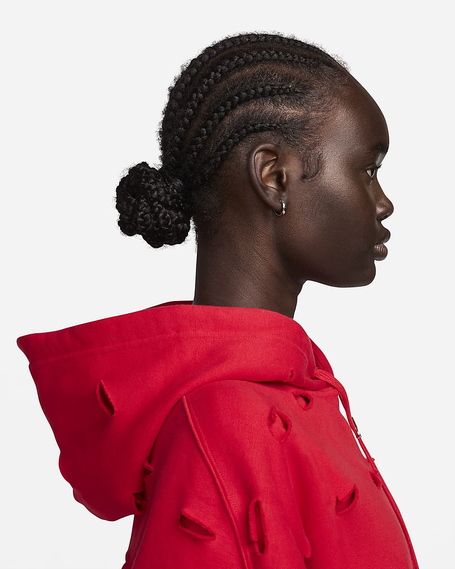 Huvtröja med Swoosh Nike x Jacquemus - University Red