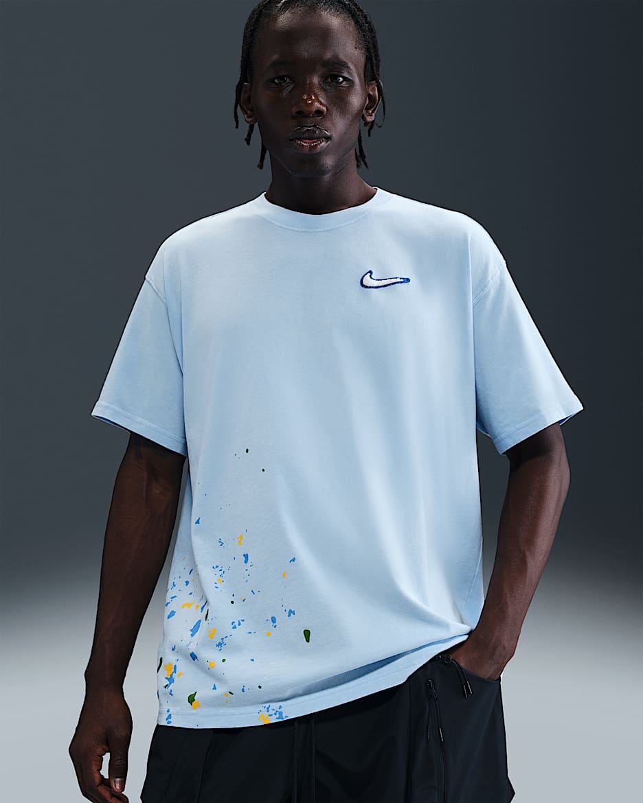 Nike Max90 Basketball-T-Shirt (Herren) - Celestine Blue