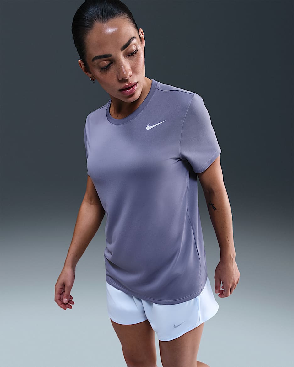 Nike Dri-FIT Women's T-Shirt - World Indigo/White