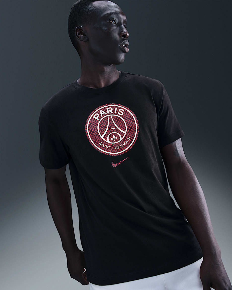 Paris Saint-Germain Men's Nike Soccer T-Shirt - Black