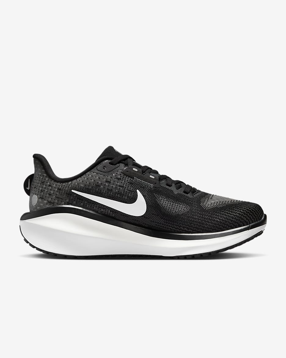 Damskie buty do biegania po asfalcie Nike Vomero 17 - Czerń/Anthracite/Biel