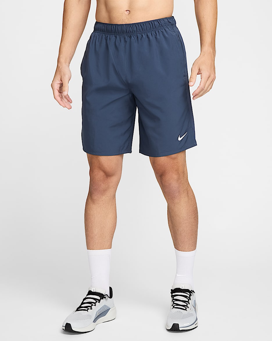 Nike Challenger multifunctionele niet-gevoerde herenshorts met Dri-FIT (23 cm) - Thunder Blue/Thunder Blue/Thunder Blue